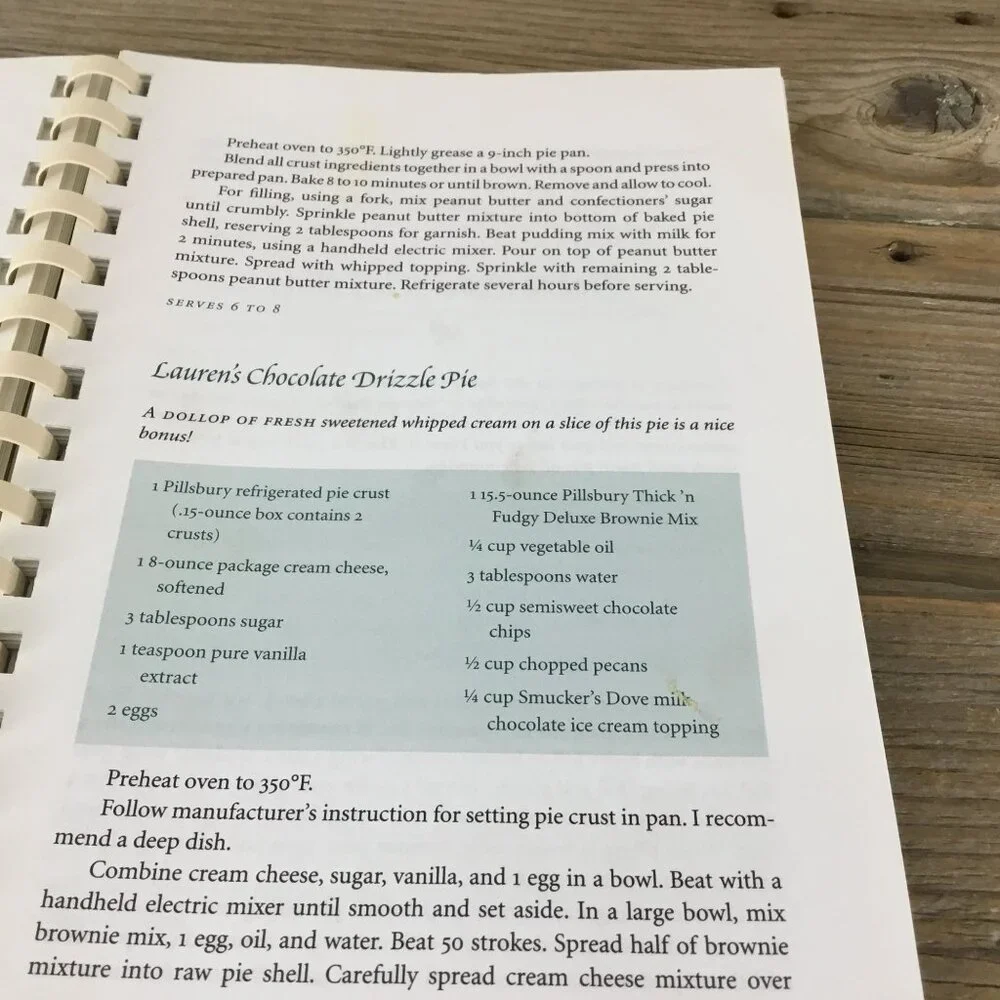 The Lady & Sons Just Desserts Cookbook By Paula Deen Spiral-Bound 2002